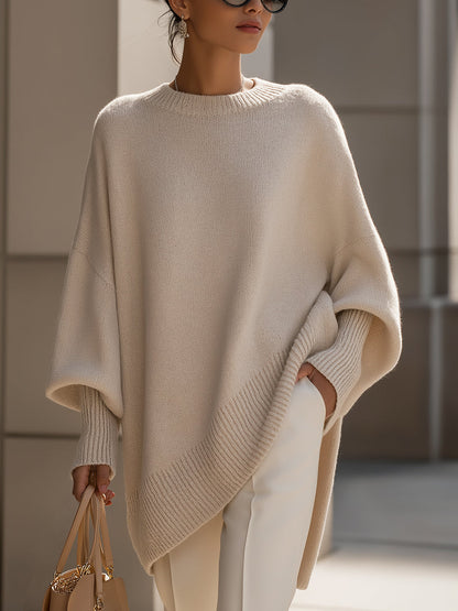WANWEN | SOPHISTICATED WOOL BLEND SWEATER