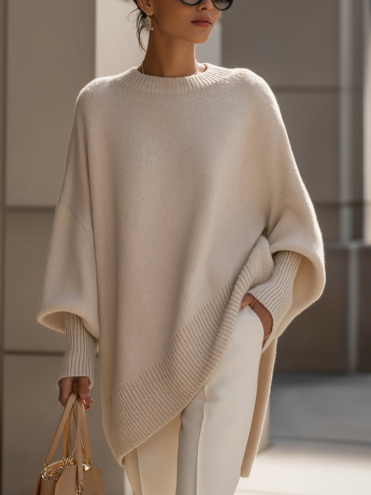 WANWEN | SOPHISTICATED WOOL BLEND SWEATER