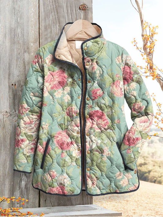 WINIFRED | VINTAGE DAISY QUILTED JACKET