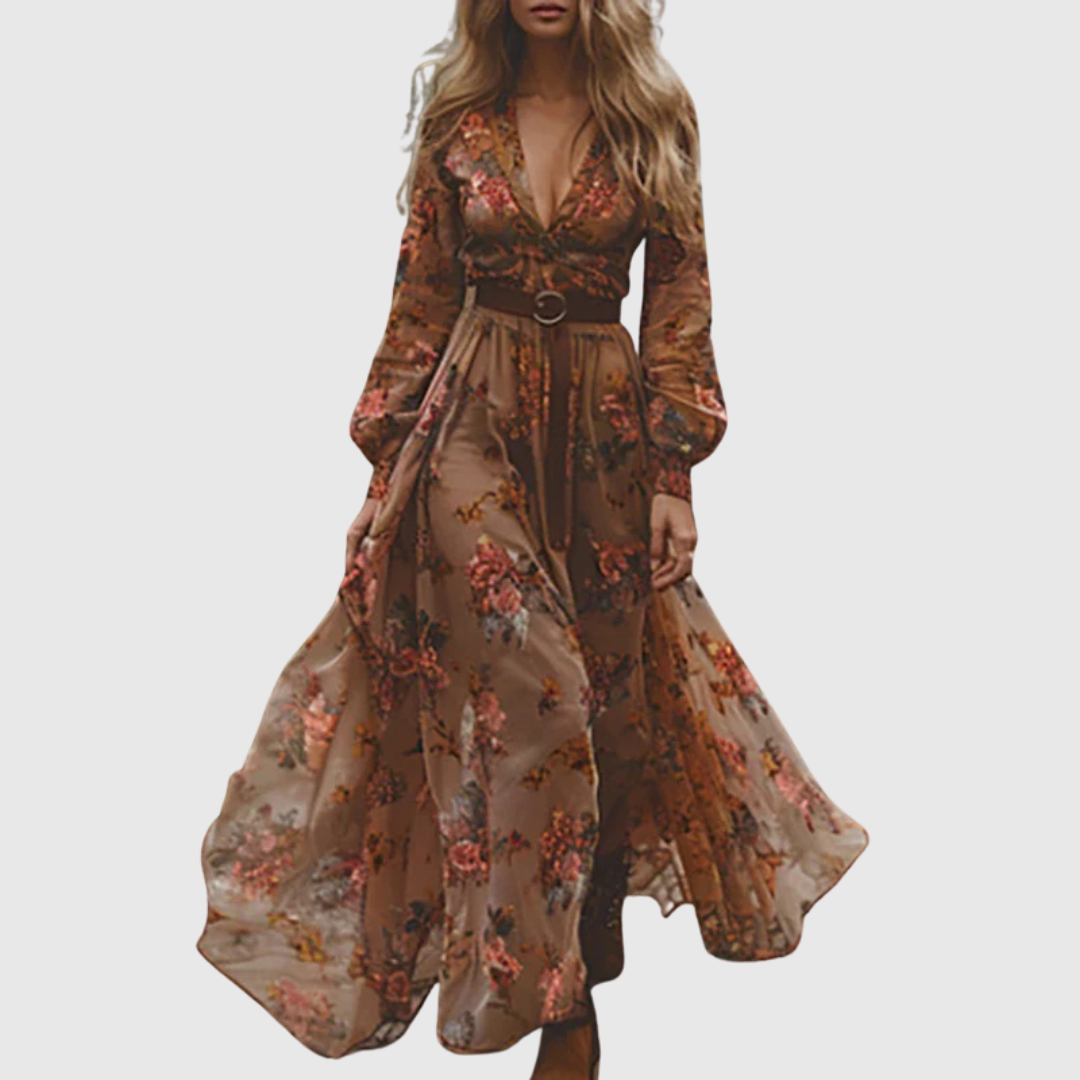 ALINA SOLEIL | ROMANTIC BOHO MAXI DRESS