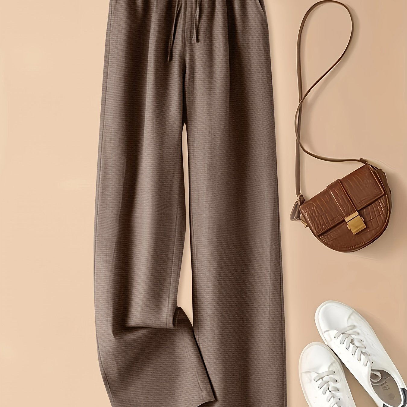 COLETTE | WIDE LEG DRAWSTRING TROUSERS