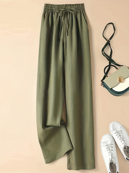 COLETTE | WIDE LEG DRAWSTRING TROUSERS