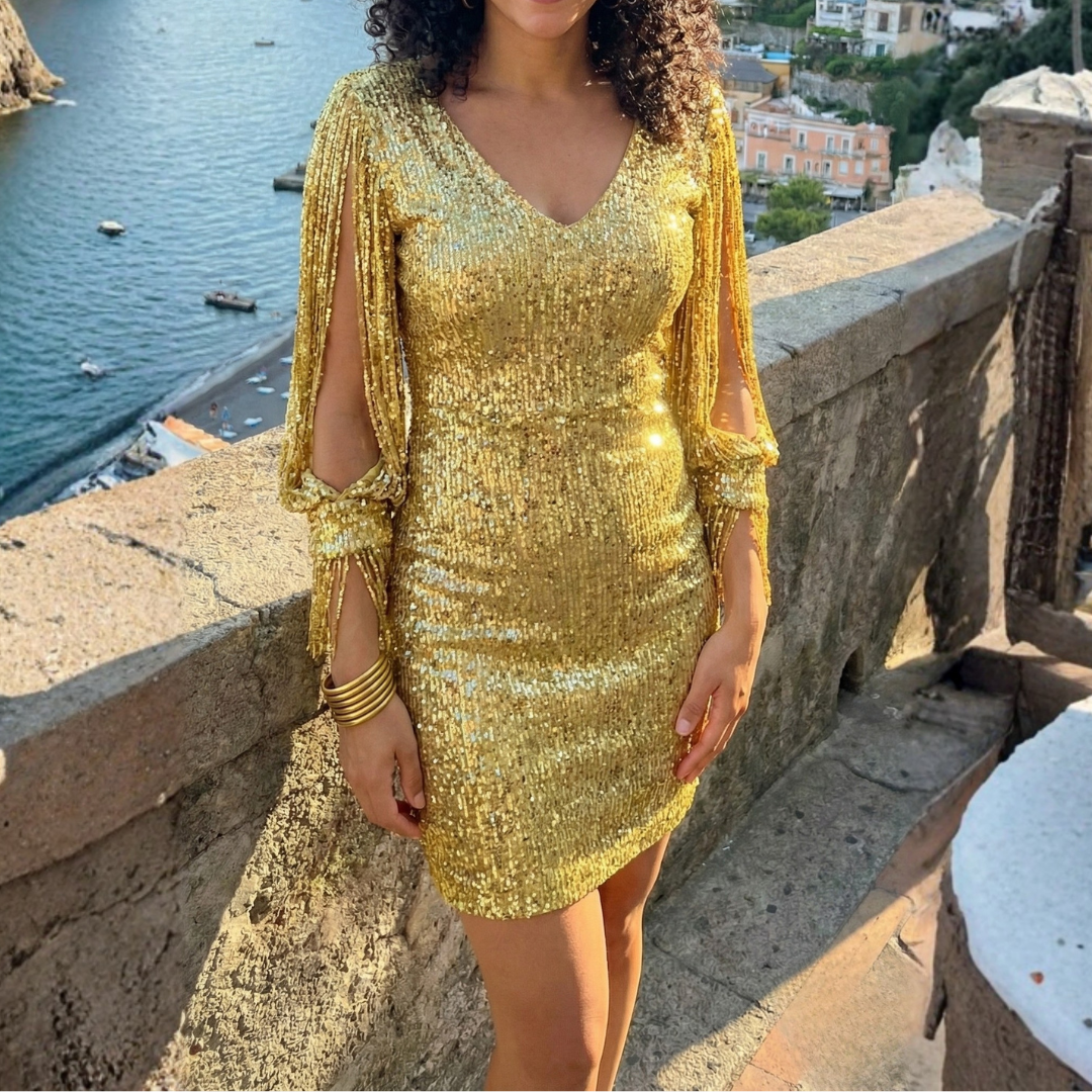 ELOWEN | STELLA SEQUIN DRESS