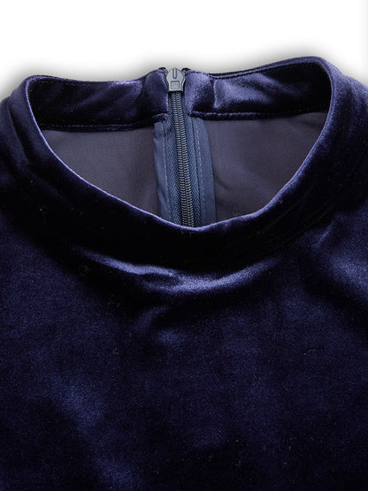 YRENE | OPULENT VELVET MIDI DRESS