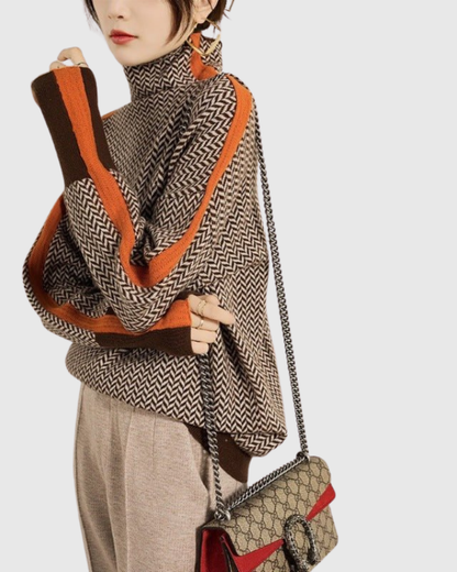 CELIANNE | ELEGANT LONG-SLEEVE TURTLENECK SWEATER