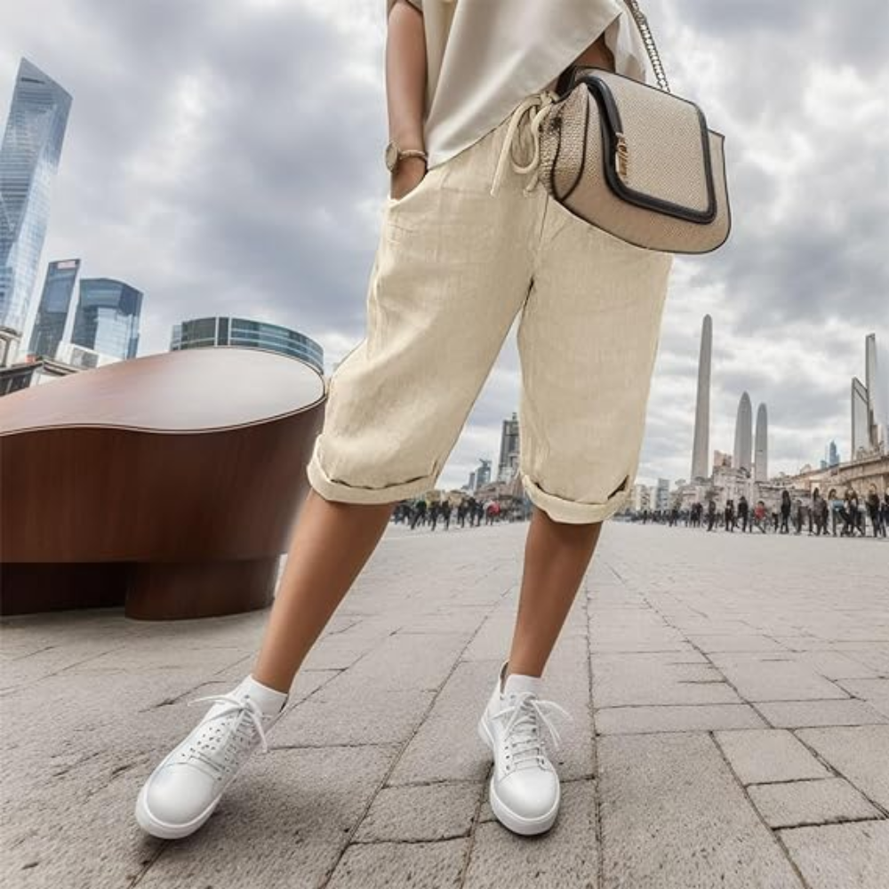 NOA | COTTON LINEN SHORTS