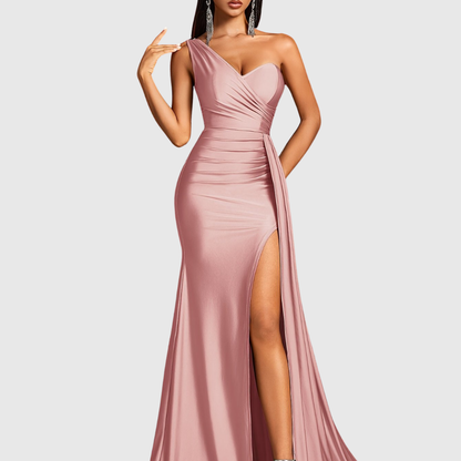 SELVYNA | ONE-SHOULDER MERMAID GOWN