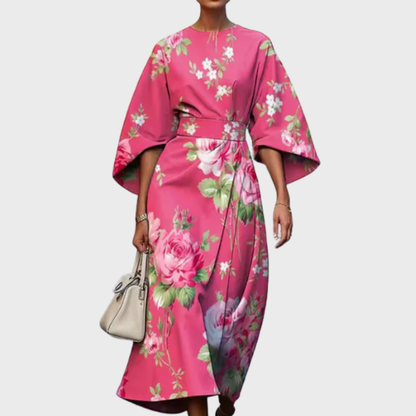 EDRICA | ELEGANT FLORAL DRESS
