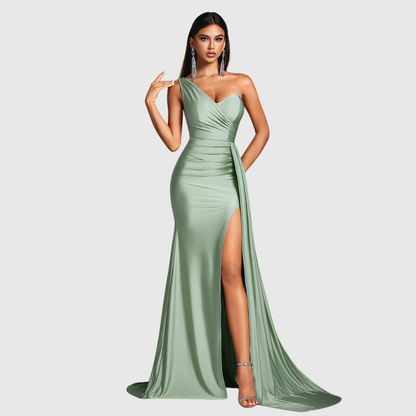 SELVYNA | ONE-SHOULDER MERMAID GOWN