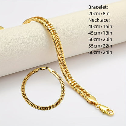 UNISEX FOX TAIL NECKLACE & BRACELET SET