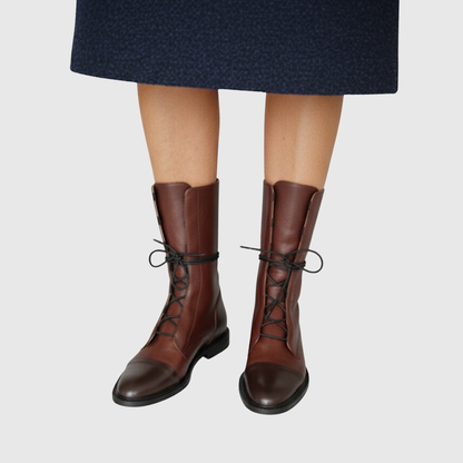 ELOWYN | CLASSIC LACE-UP BOOTS