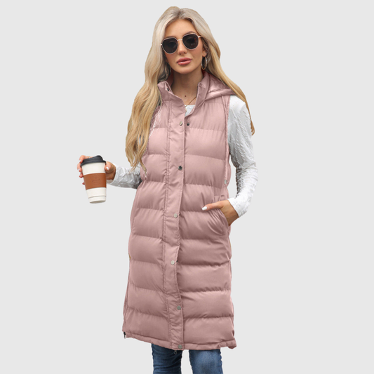 LIFIA | CASUAL SLEEVELESS HOODED VEST