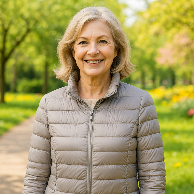 ULLA TRANSITIONAL PADDED JACKET | GREY