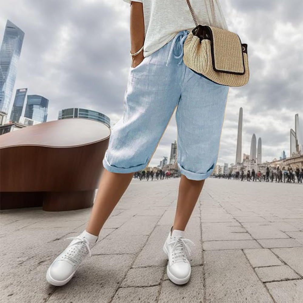 NOA | COTTON LINEN SHORTS