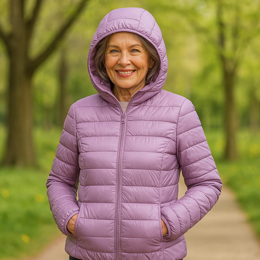 METTA TRANSITIONAL PADDED JACKET | LILAC