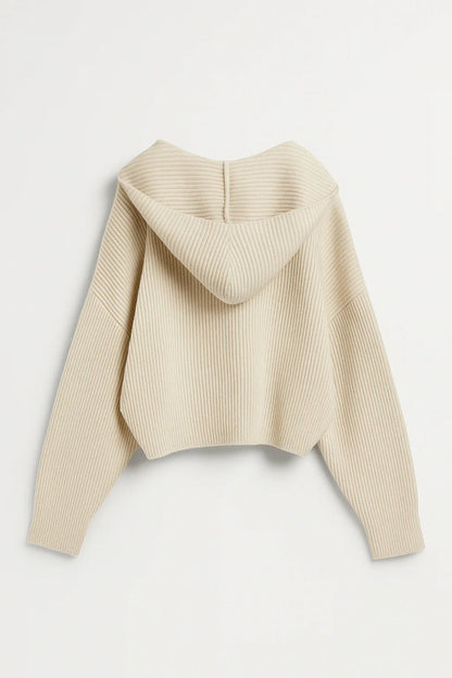 ELANORA | DEEP V-NECK KNIT CARDIGAN