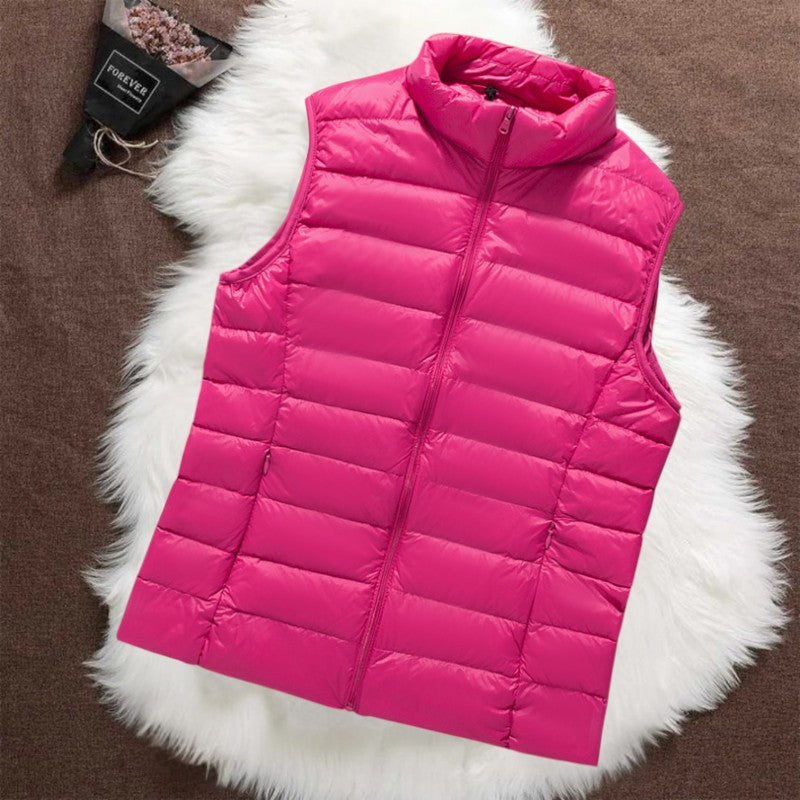 ISA PADDED GILET | PINK