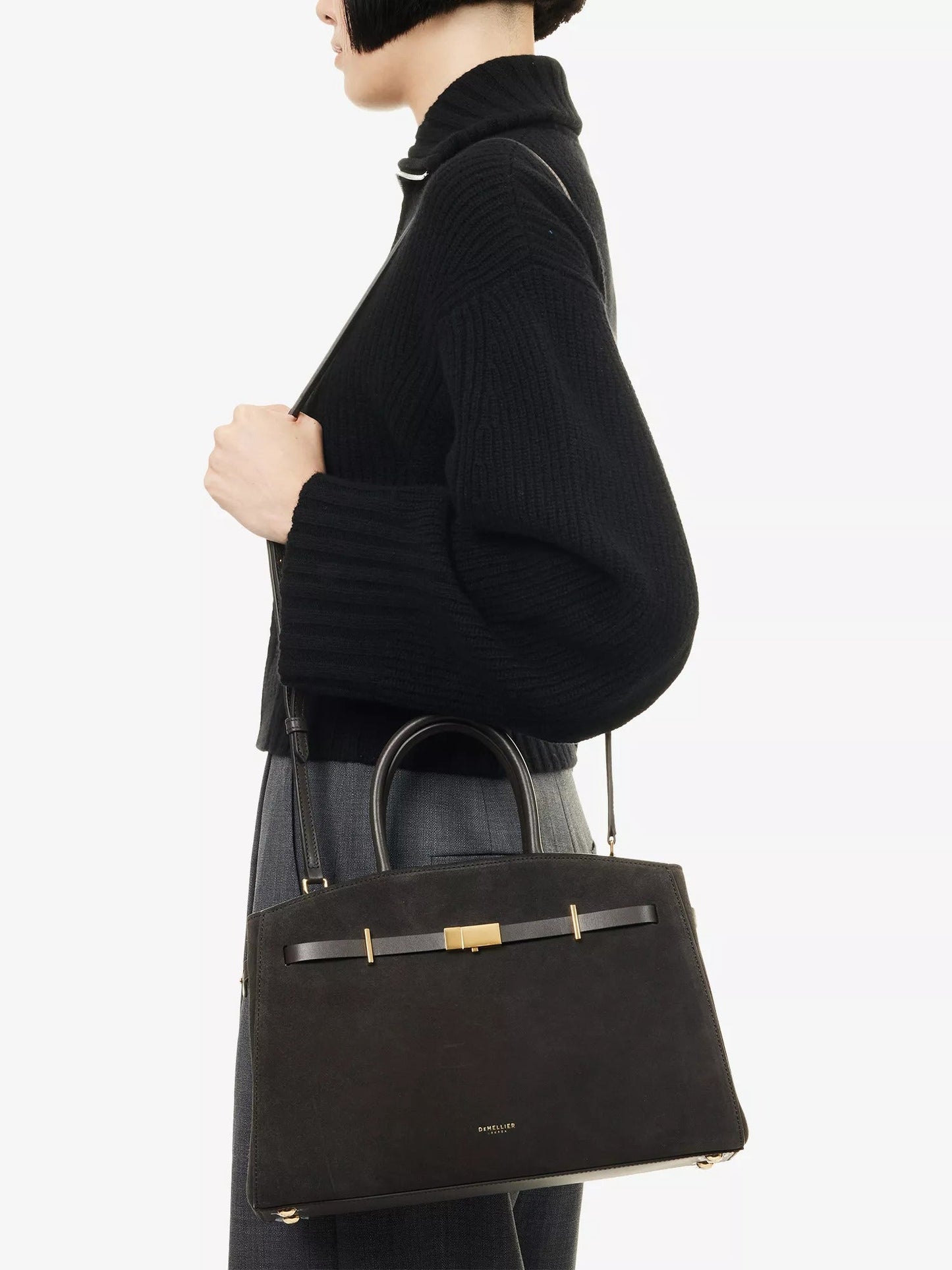 Amélisse - Stylish Midi Leather Handbag