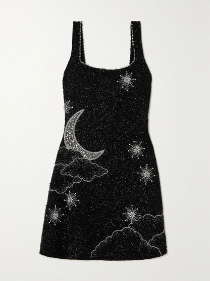 PHOEBE | MINI SEQUIN SPLIT DRESS