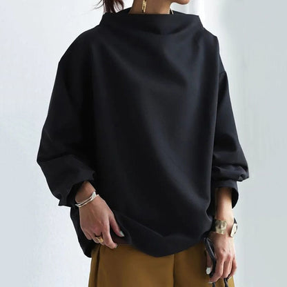 ELSPETH | HIGH-NECK CASUAL TOP