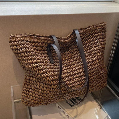 LARGE WOVEN TOTE BAG