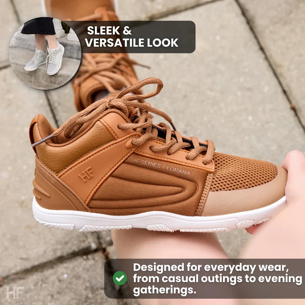 Lorana Sneakers – Ergonomic Barefoot Shoes for Everyday Wear (Unisex)