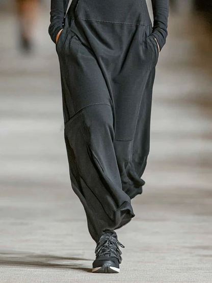 Luna™ | Turtleneck Zip-up Loose-fitting Casual Maxi Dress