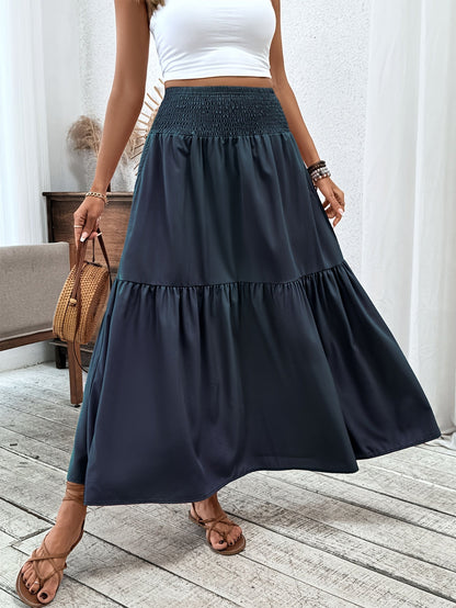 TAHLIA | TIERED FLORAL MAXI SKIRT