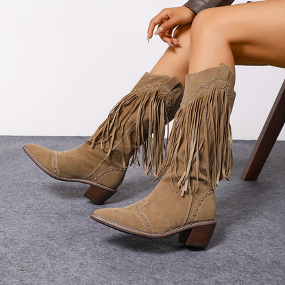 MARIGOLD | TASSEL-STUDDED BOOTS FOR SPRING AND AUTUMN