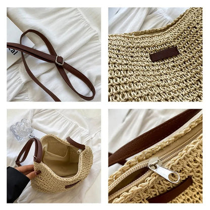 WOVEN SHOULDER BAG