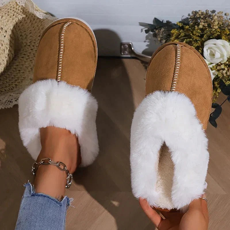 ETHEL | NON-SLIP FUR SLIPPERS