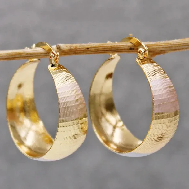 LUXE POLISHED GOLD EARRINGS