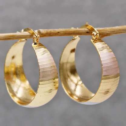 LUXE POLISHED GOLD EARRINGS