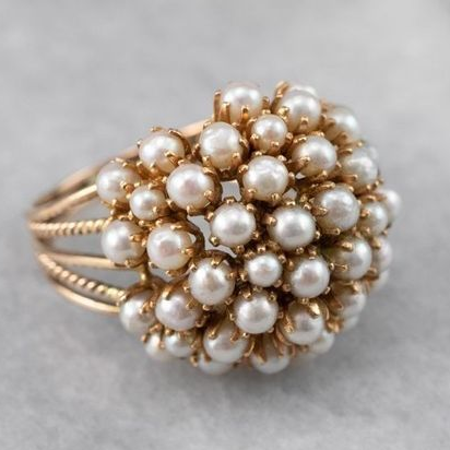 LUNA PEARL RING